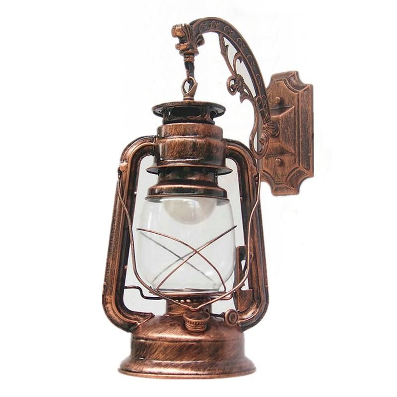 Outdoor Standard Copper Hanging Wall Lamp